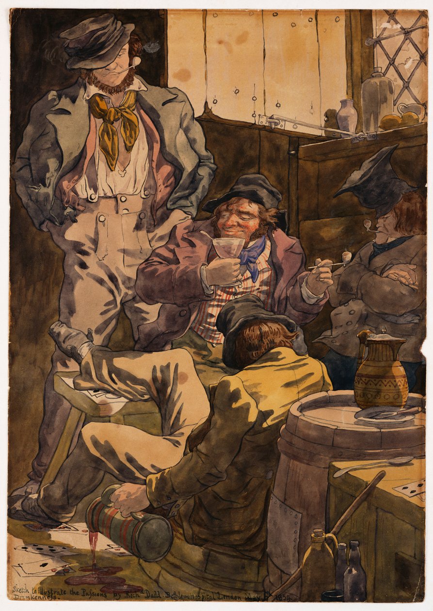 رسم تخطيطي لتوضيح العواطف - السكر ، 1854 بواسطة ريتشارد داد