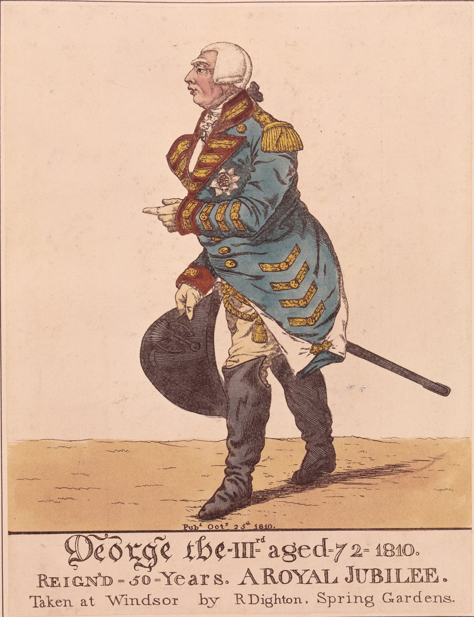 جورج الثالث 1810 بواسطة ريتشارد دايتون