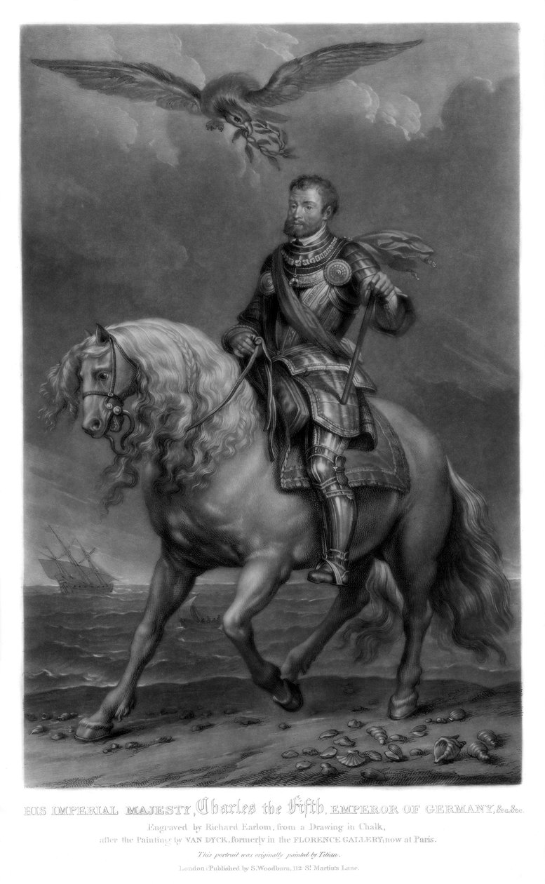 تشارلز الخامس ، ملك إسبانيا والإمبراطور الروماني المقدس ، 1816. بواسطة ريتشارد إيرلوم