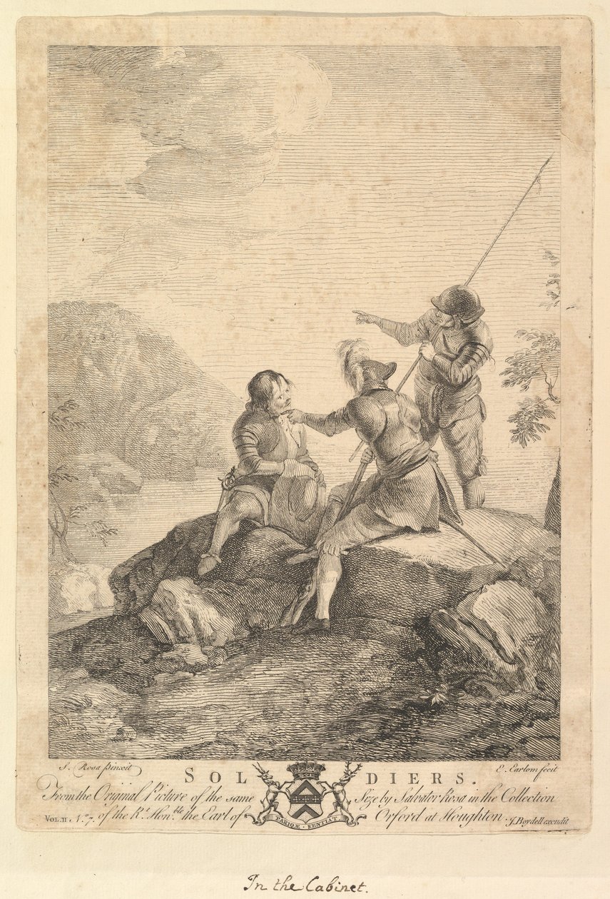 ثلاثة جنود ، 1766-67. بواسطة ريتشارد إيرلوم