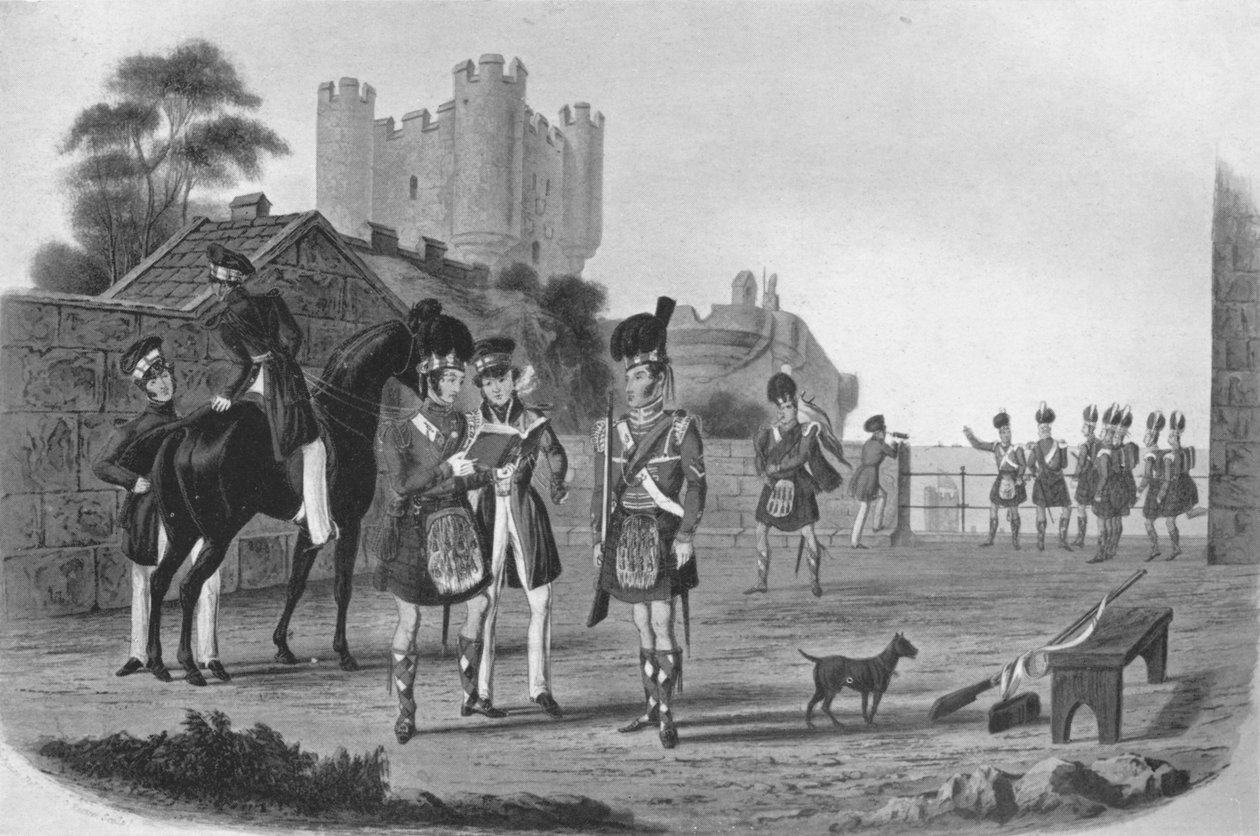 92 Highlanders غريب لامع في البصر ، 1839-1845 1909 بواسطة ريتشارد جيبسون ريف