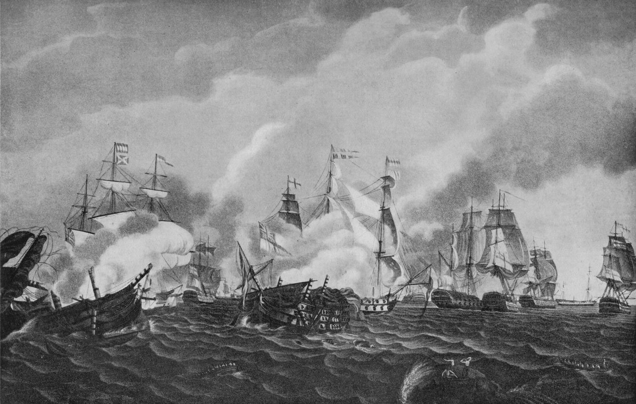 العمل خارج سان دومينغو ، c1807 بواسطة ريتشارد Harraden
