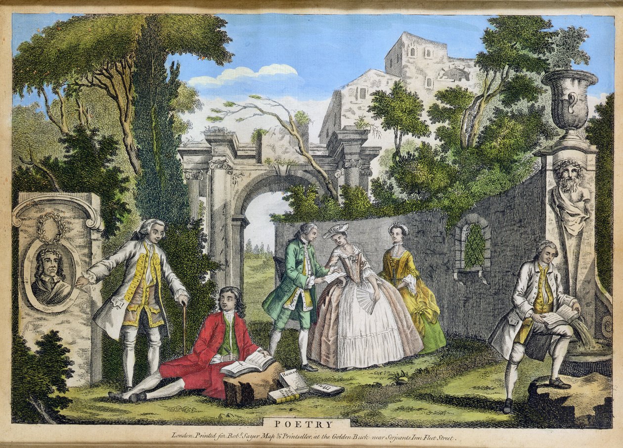 شعر ، حانة. بقلم روبرت ساير (fl.1750-80) c.1750 (aquatint) بواسطة ريتشارد هيوستن