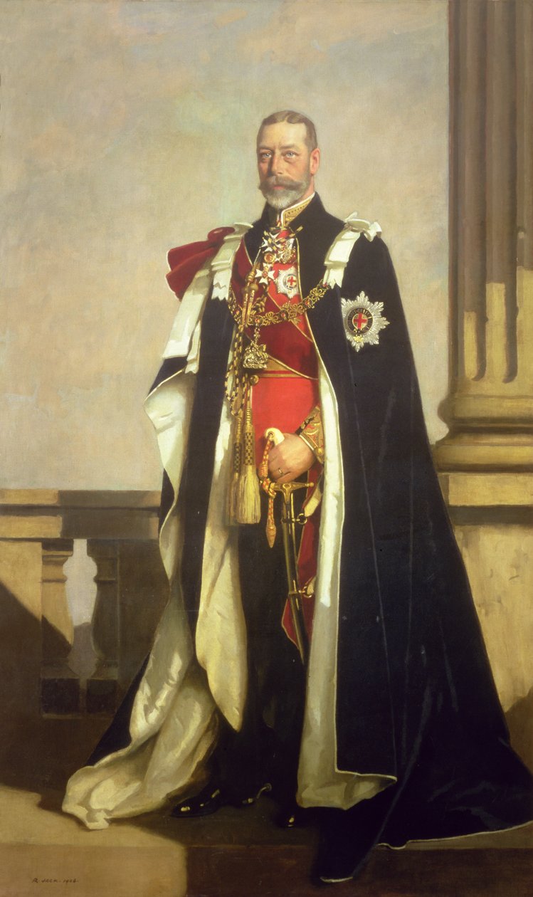صورة لصاحب الجلالة جورج الخامس (1865-1936) بواسطة ريتشارد جاك