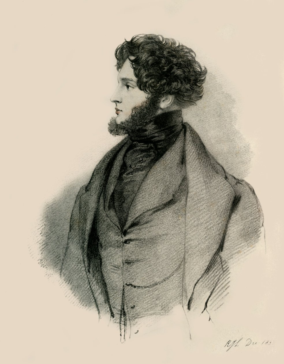 ألفريد ، كونت دورساي ، 1833. بواسطة ريتشارد جيمس لين
