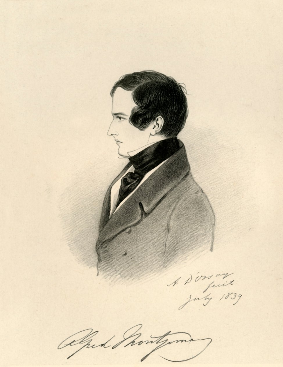 ألفريد مونتجومري ، 1839. بواسطة ريتشارد جيمس لين