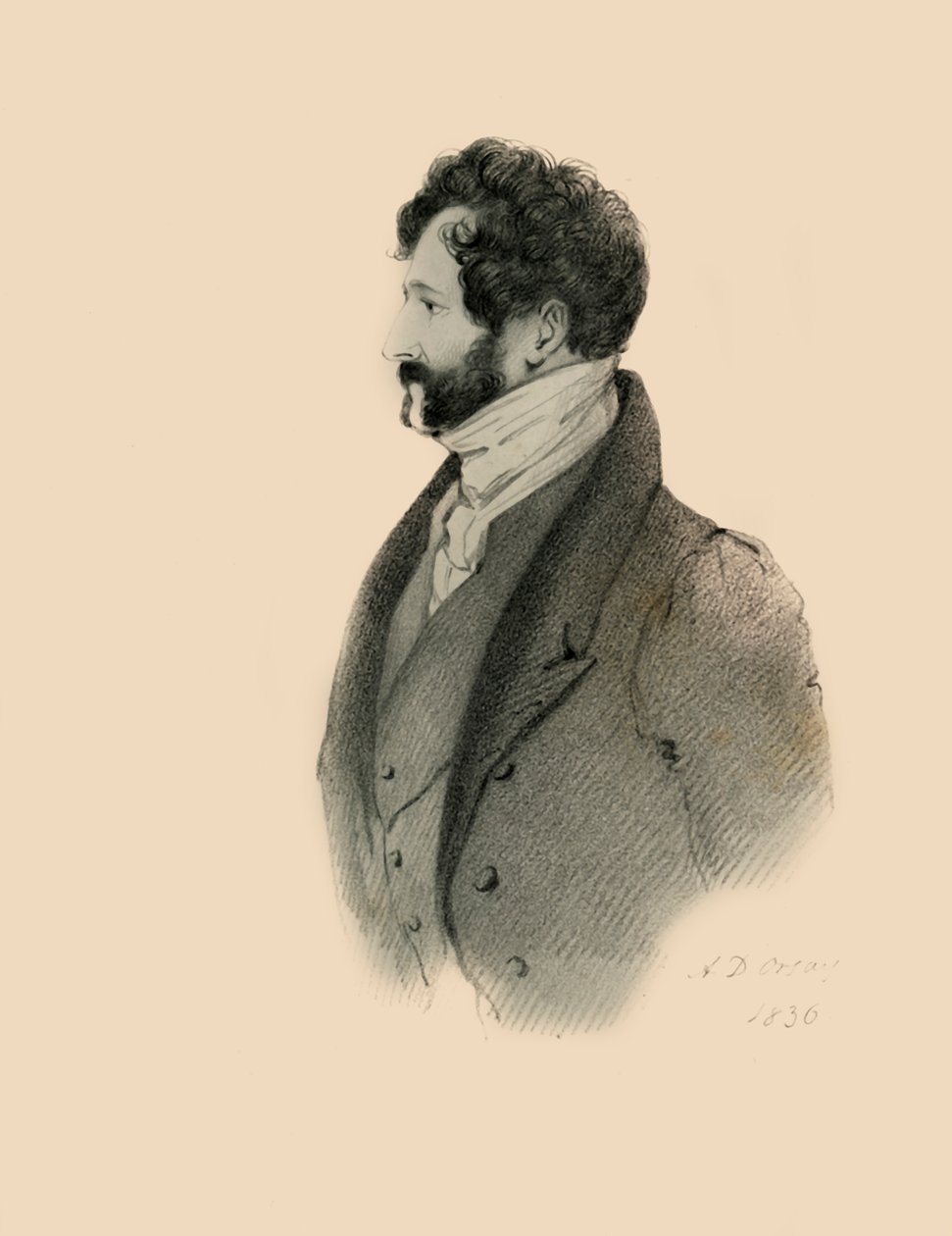 لينكولن ستانهوب ، 1836. بواسطة ريتشارد جيمس لين