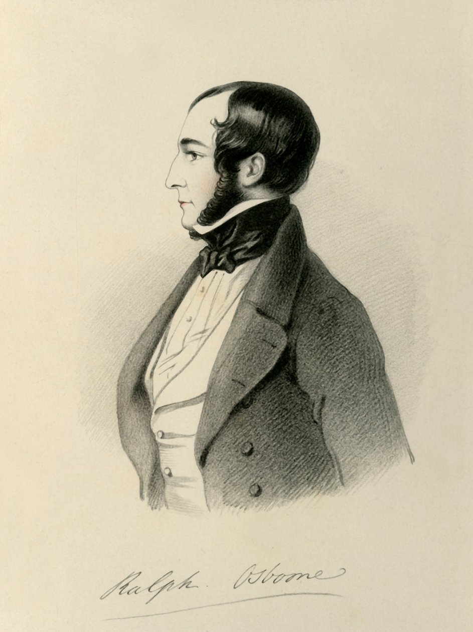رالف أوزبورن ، 1846. بواسطة ريتشارد جيمس لين