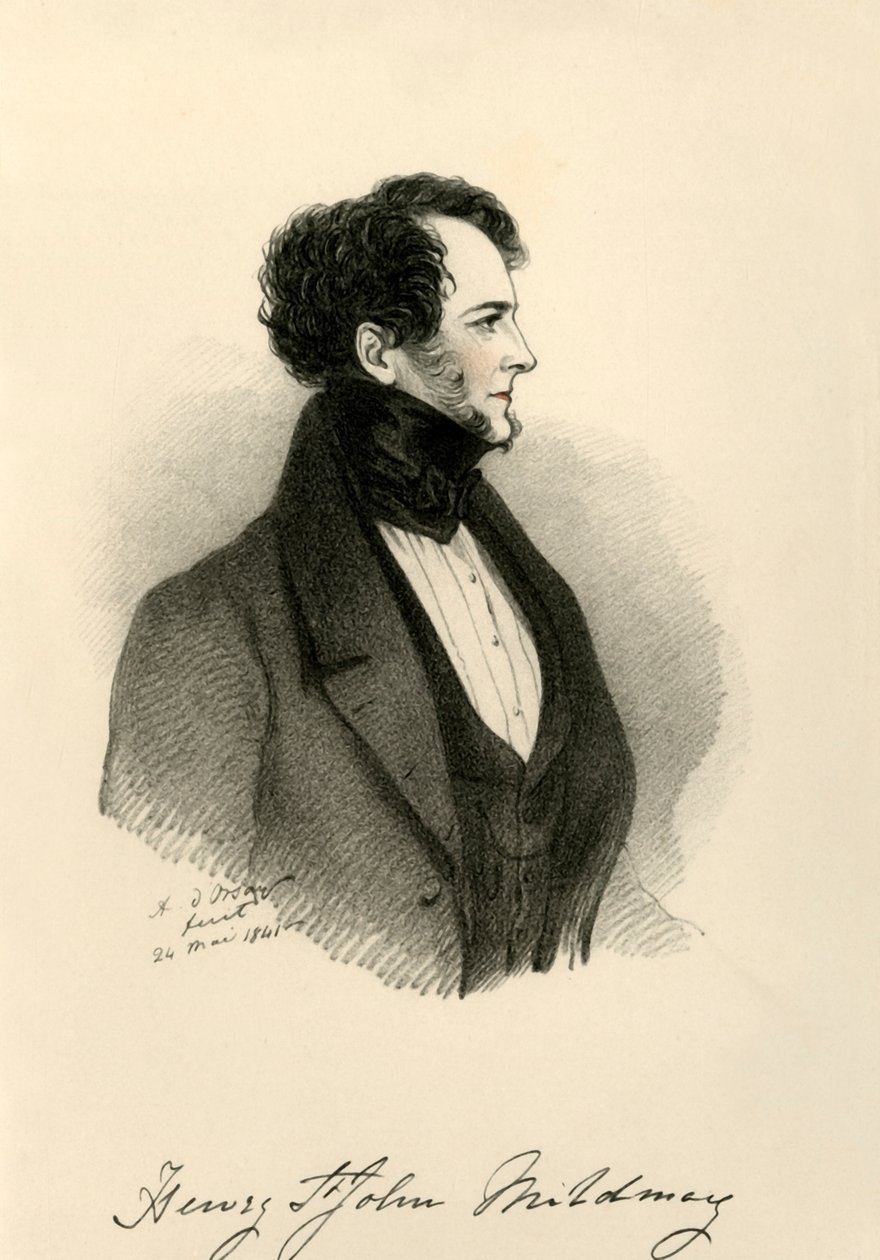 السير هنري سانت جون ميلدماي ، 1841. بواسطة ريتشارد جيمس لين