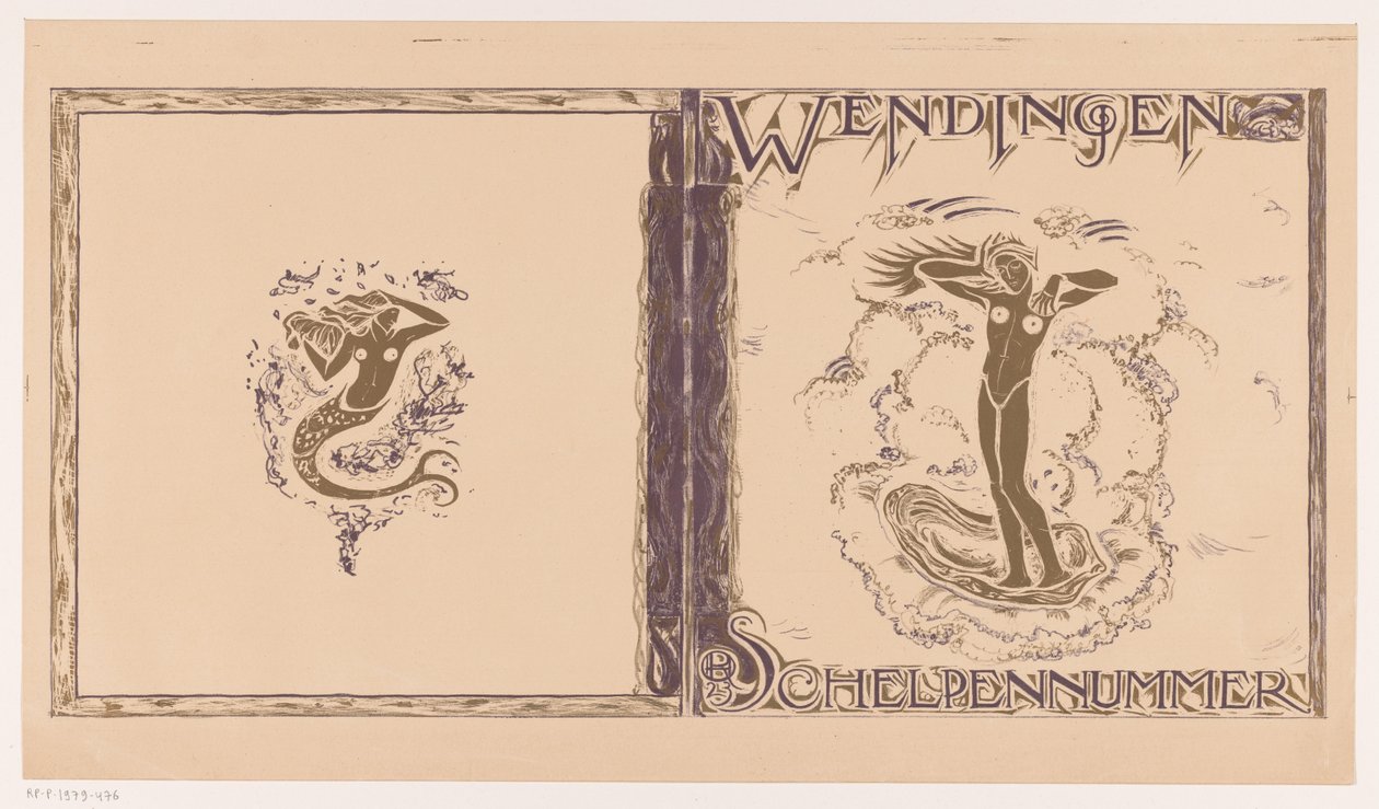 تصميم الغلاف لـ: Wendingen، Schelpennummer، 1923 بواسطة ريتشارد نيكولاس رولاند هولست