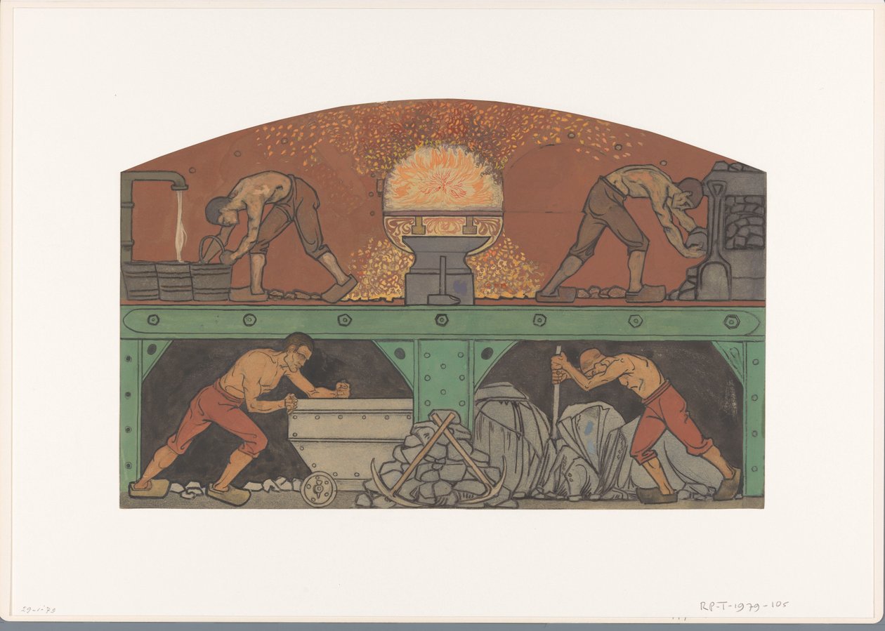 تصميم للرسم في بورصة Berlage: De Industrie بواسطة ريتشارد نيكولاس رولاند هولست