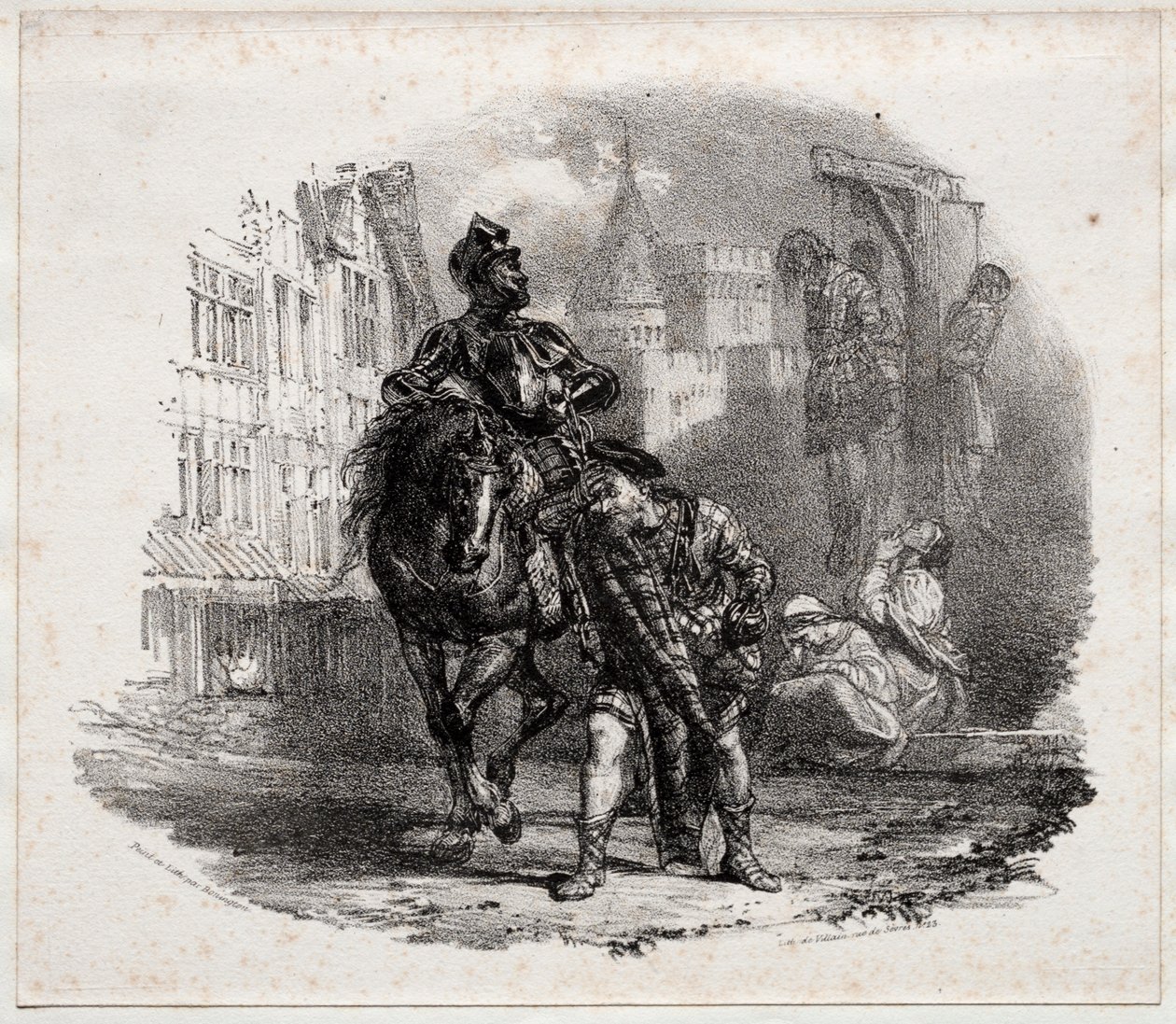 الهروب من قلعة أرجيل ، 1826. بواسطة ريتشارد باركس بونينجتون