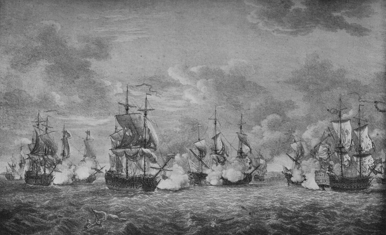 معركة كاب فرانسيس ، c1760 بواسطة ريتشارد باتون