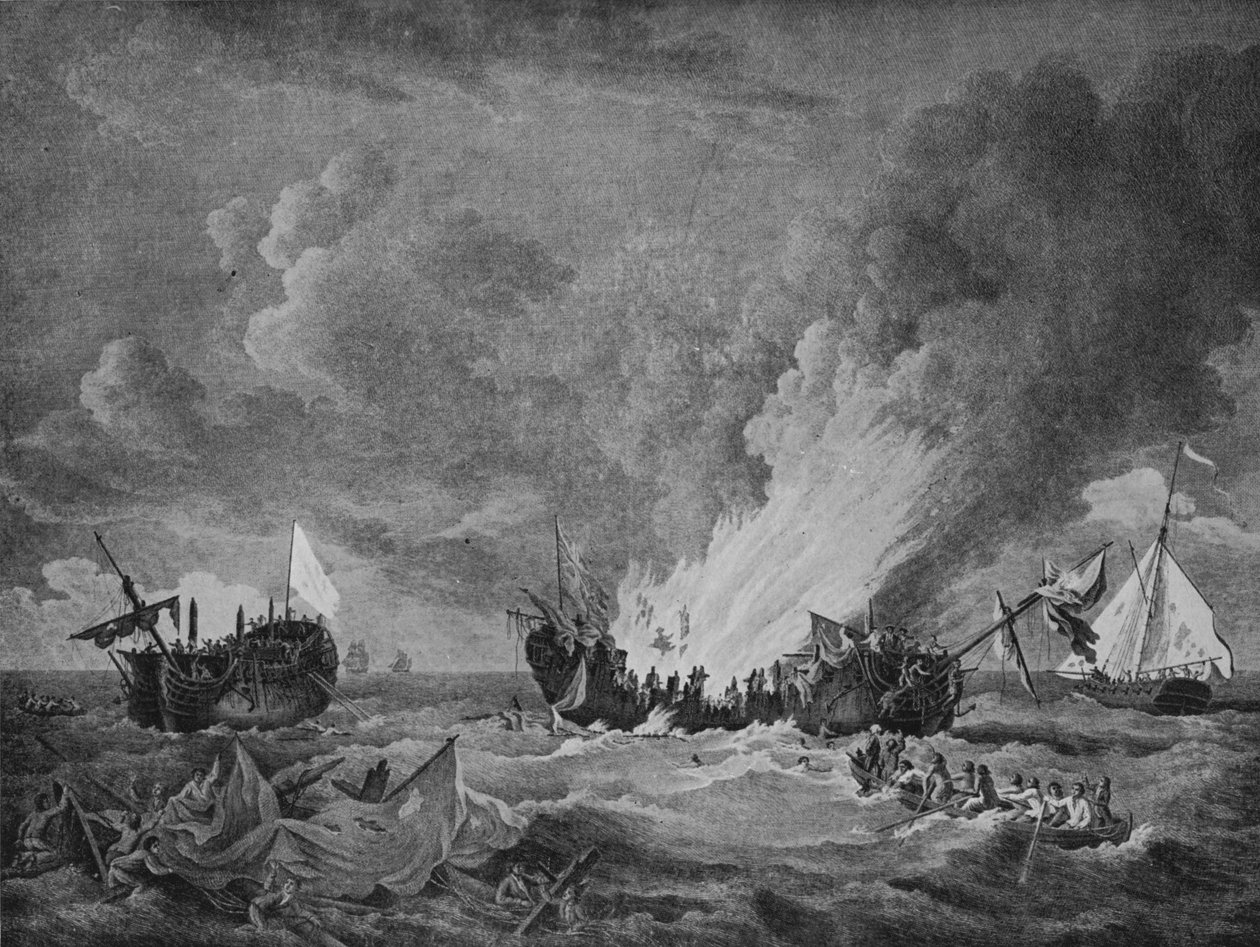 كيبيك و Surveillante ، c1780 بواسطة ريتشارد باتون