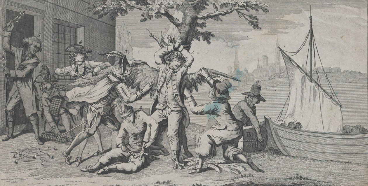 Va de Bon Coeur ، مكرس لأميرالتي الإنجليزية من قبل عضو في الكونجرس الأمريكي ... ، 1778. بواسطة ريتشارد بورسيل