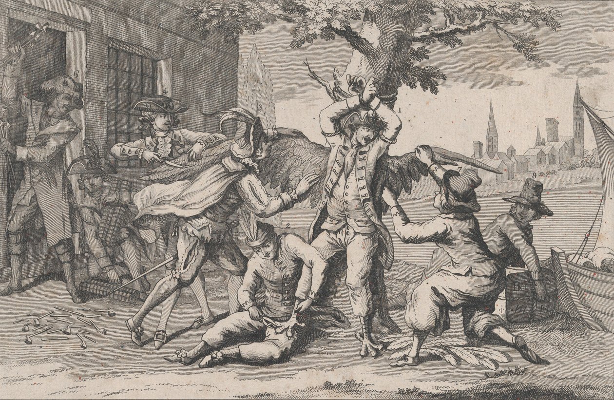 Va de Bon Coeur ، مكرس لأميرالتي الإنجليزية من قبل عضو في الكونجرس الأمريكي ... ، 1778. بواسطة ريتشارد بورسيل