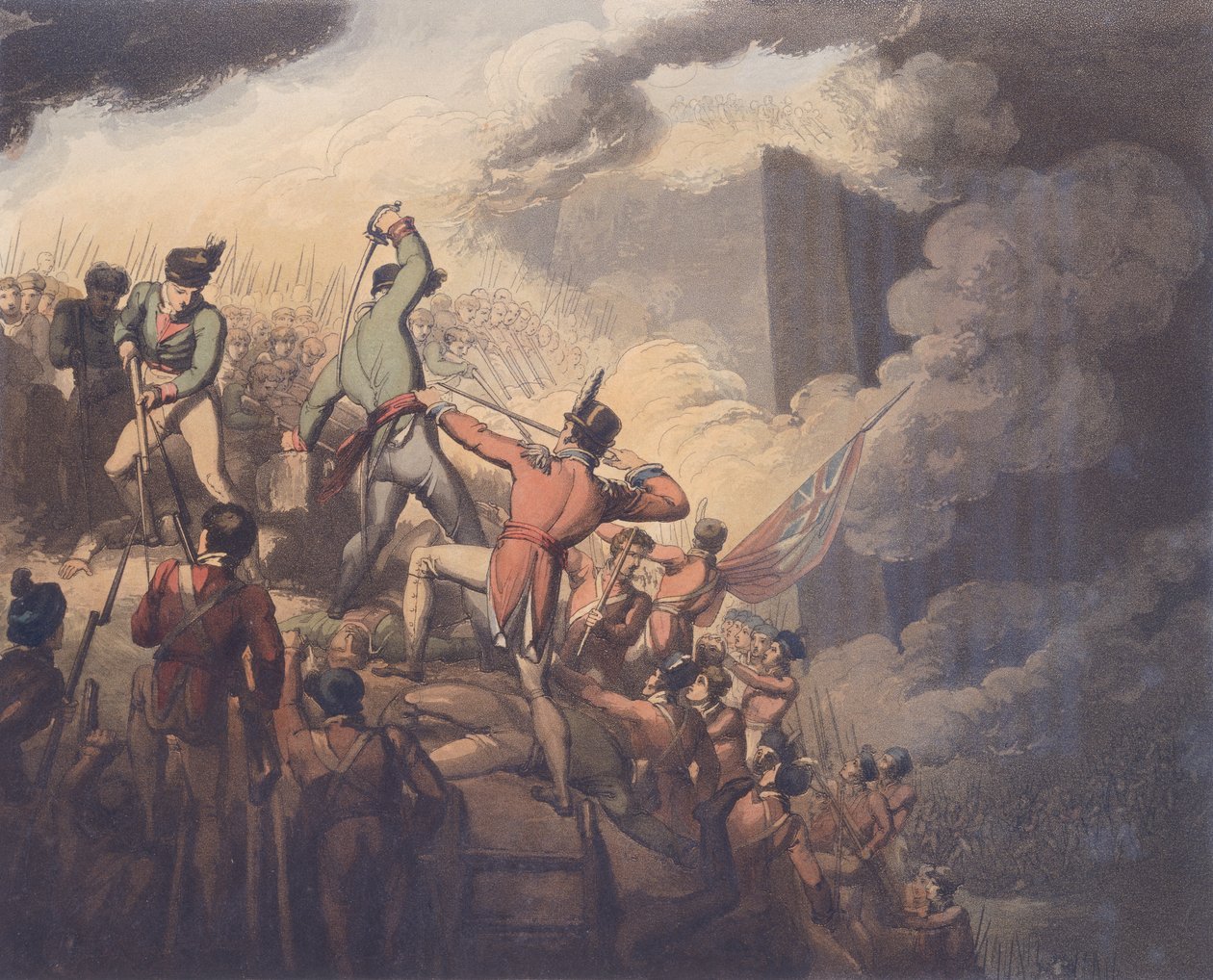 بطليوس ، 6 أبريل 1812 ، من "انتصارات دوق ويلينغتون" ، منقوش بواسطة T. Fielding ، حانة. 1819 (انظر 115640) بواسطة ريتشارد ويستال