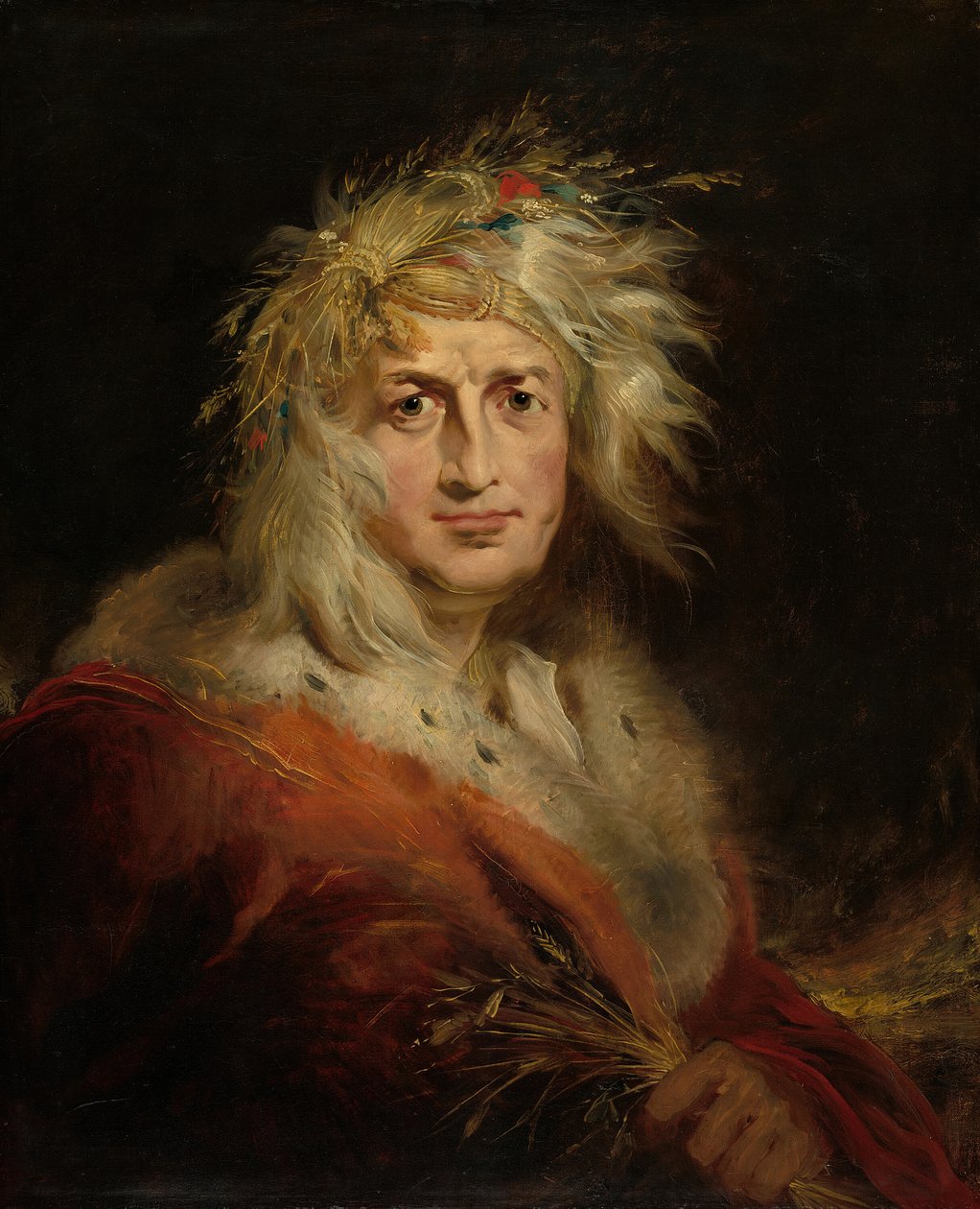 ديفيد جاريك مثل الملك لير ، ج. 1815. بواسطة ريتشارد ويستال