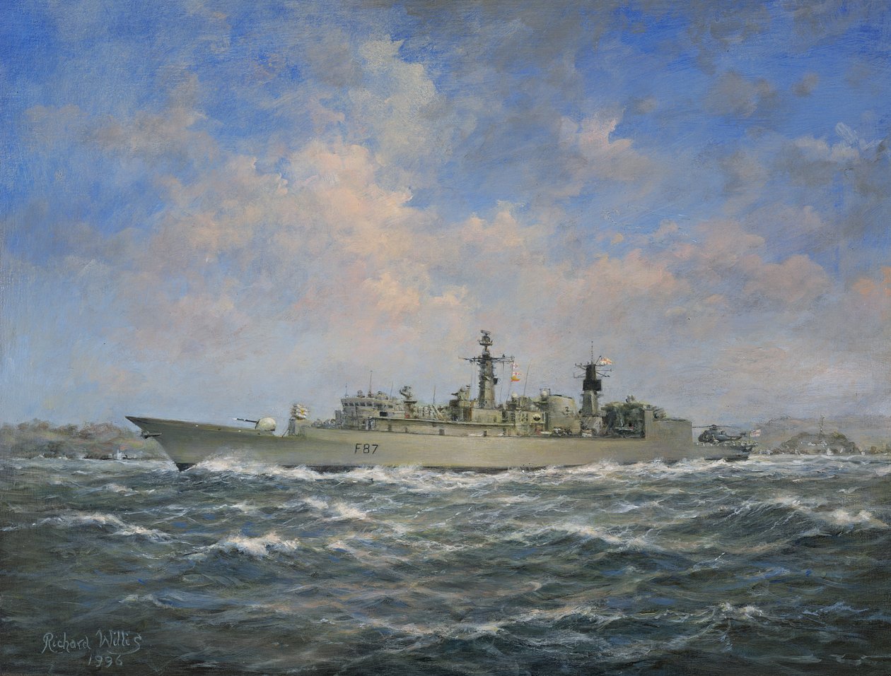 HMS Chatham Type 22 (Batch 3) فرقاطة ، 1996 بواسطة ريتشارد ويليس