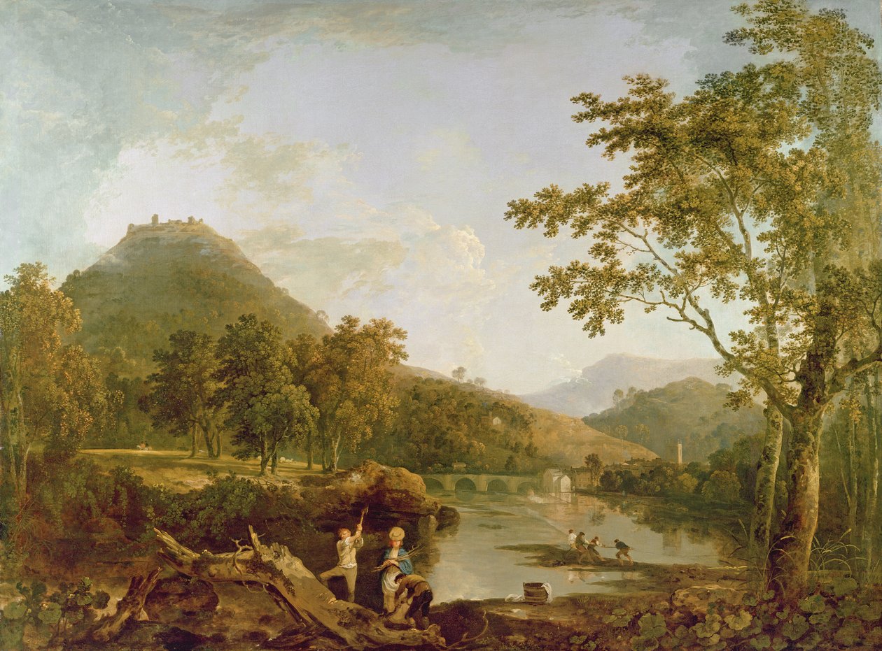 Dinas Bran من Llangollen بواسطة ريتشارد ويلسون