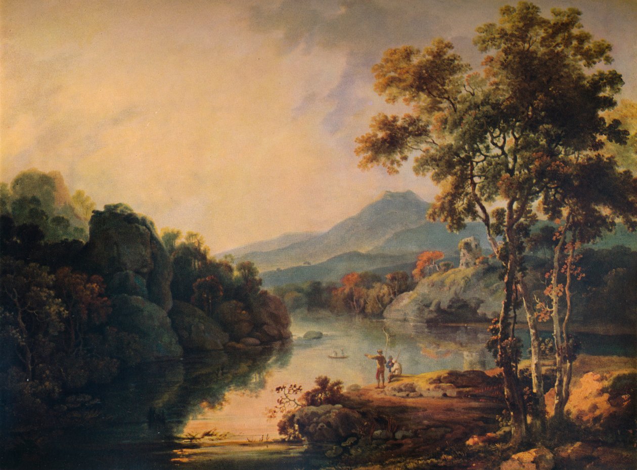 بحيرة Llanberis وقلعة Dolbardarn ، 1766 ، 1938 بواسطة ريتشارد ويلسون