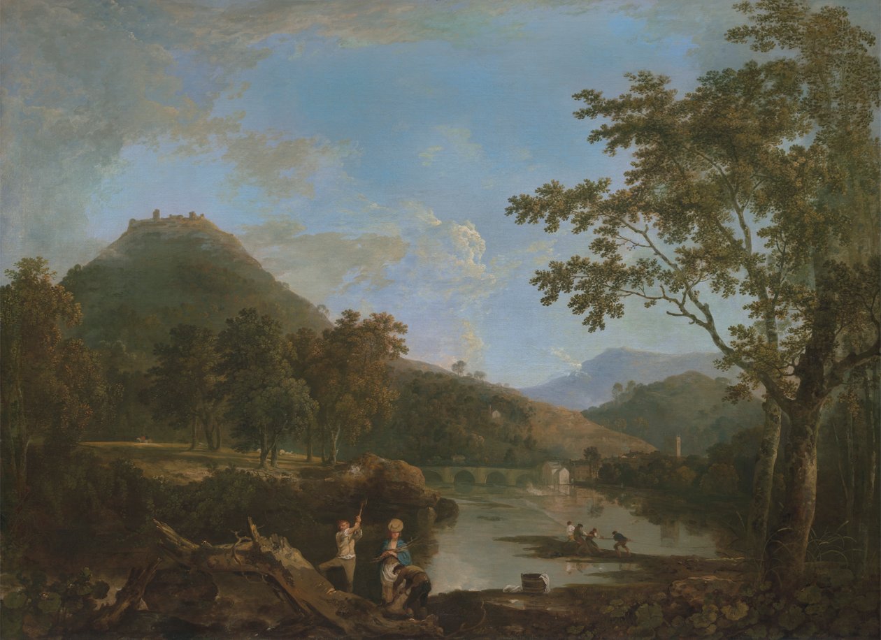 Dinas Bran من Llangollen بواسطة ريتشارد ويلسون
