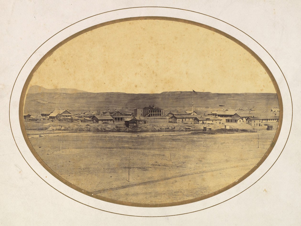 فورت لارامي ، وايومنغ ، كاليفورنيا. 1866. بواسطة ريدجواي جلوفر