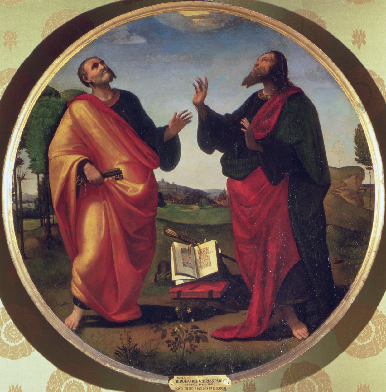 القديس بطرس والقديس بولس بواسطة Ridolfo، Il Ghirlandaio