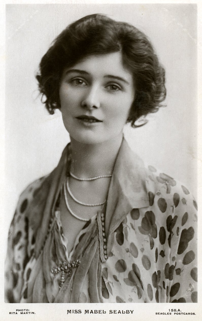 مابل سيلبي ، الممثلة البريطانية ، c1900s-c1910s. بواسطة ريتا مارتن