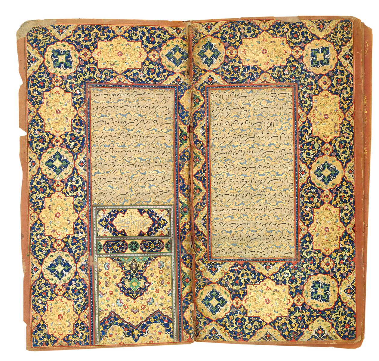 Subhat Al-Abrar, by Nur Al-Din Abd Al-Rahman Jami, 1613-14 بواسطة رضا العباسي