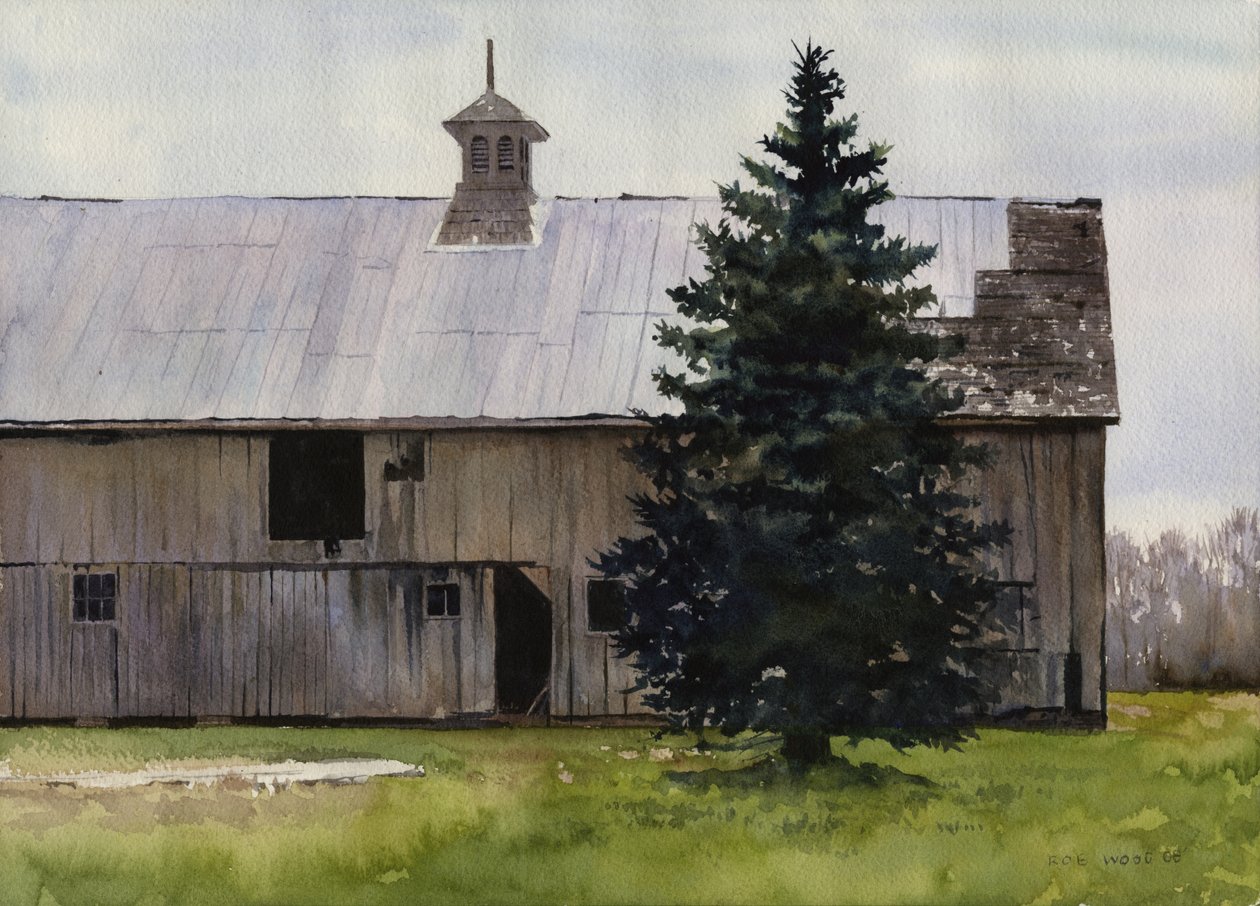 صباح نيسان، 2008 (ألوان مائية على ورق) بواسطة 