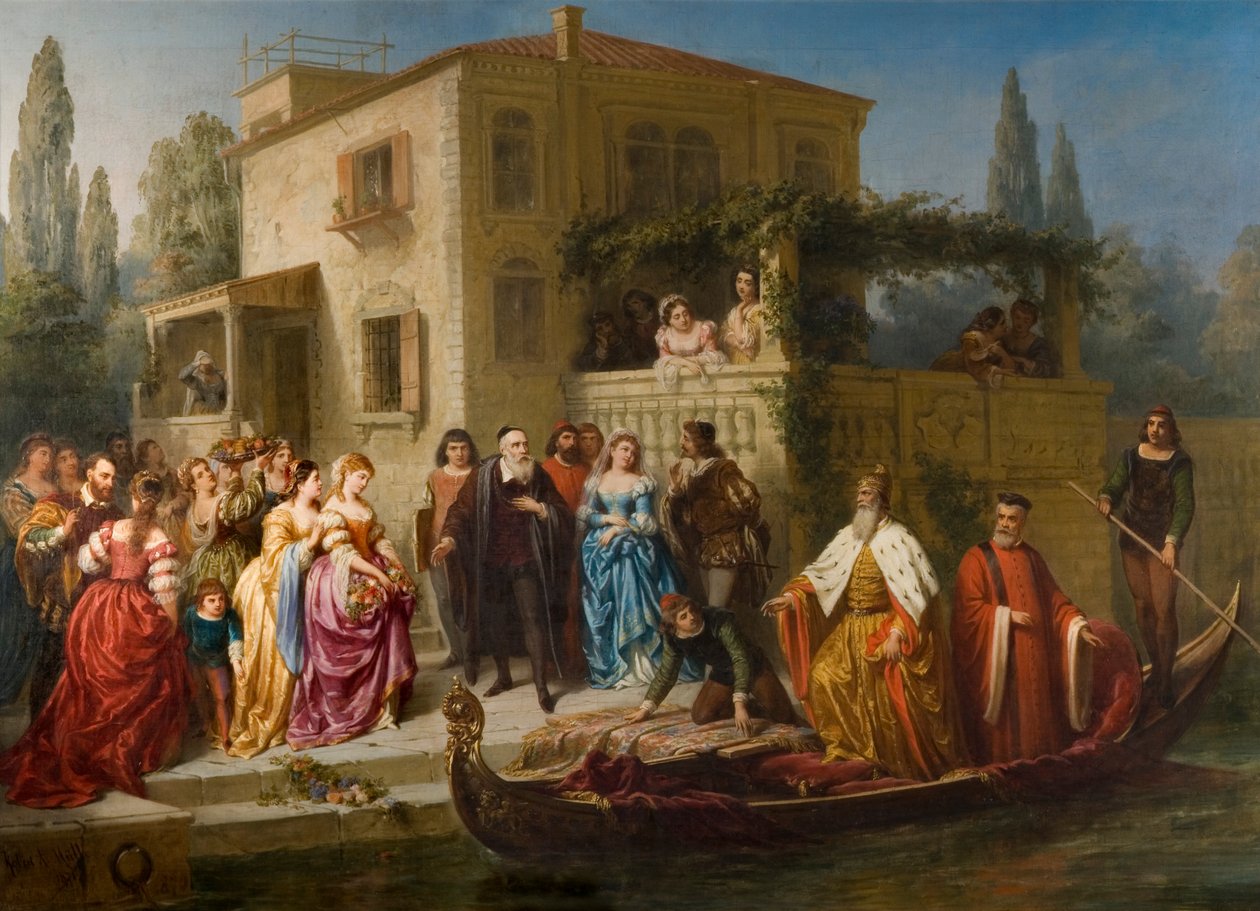 زيارة دوجي البندقية لتيتيان ، 1870-1871 بواسطة روبرت أنطوان مولر