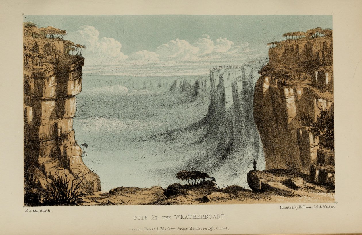 الخليج في Weatherboard ، رسم بالألوان المائية لروبرت الويس (1819-1878) ، رجل بريطاني شاب ثري من نورفولك بواسطة روبرت الويس