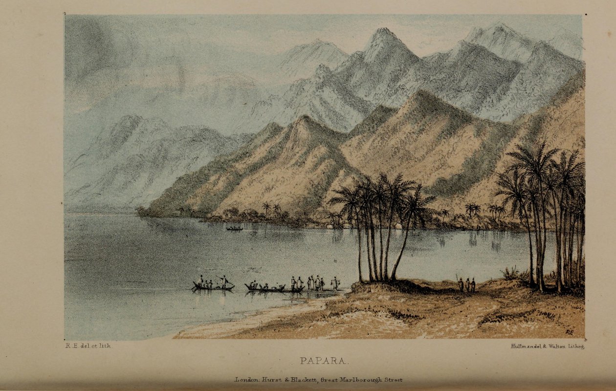 بابارا ، لوحة ألوان مائية رسمها روبرت إلويس (1819–1878) ، رجل بريطاني شاب ثري من نورفولك بواسطة روبرت الويس