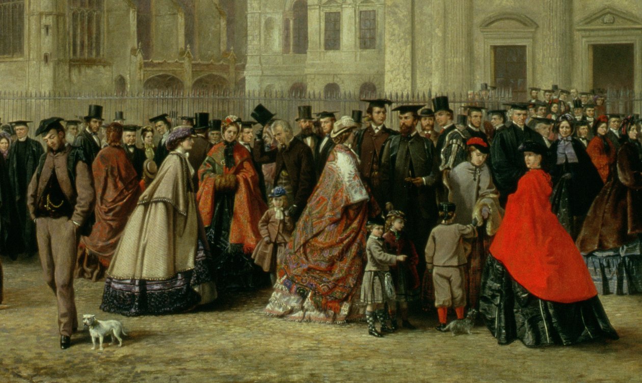 صباح درجة في كامبريدج عام 1863 زيت على قماش التفاصيل 169477 بواسطة روبرت فارين