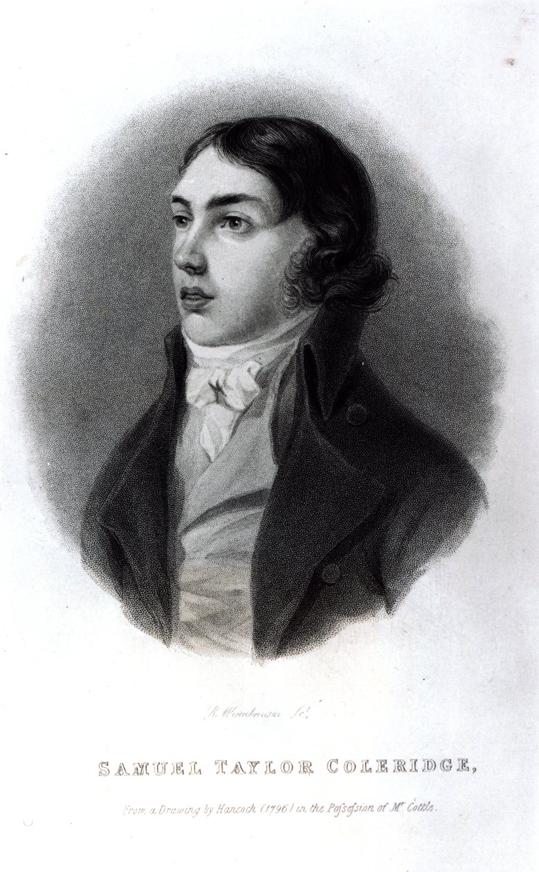 صورة صموئيل تايلور كوليردج (1772-1834) كشاب بواسطة روبرت هانكوك