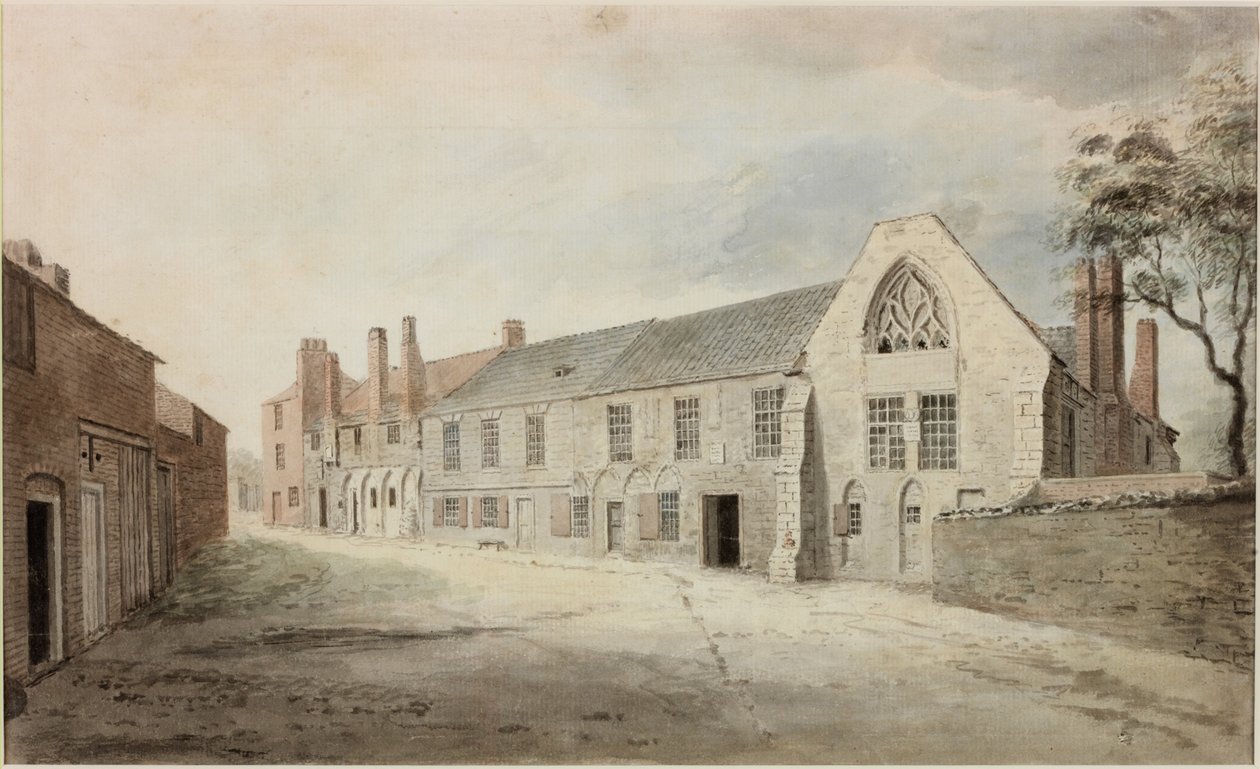 Black Friars (حبر مع مرحاض على الورق) بواسطة روبرت جونسون