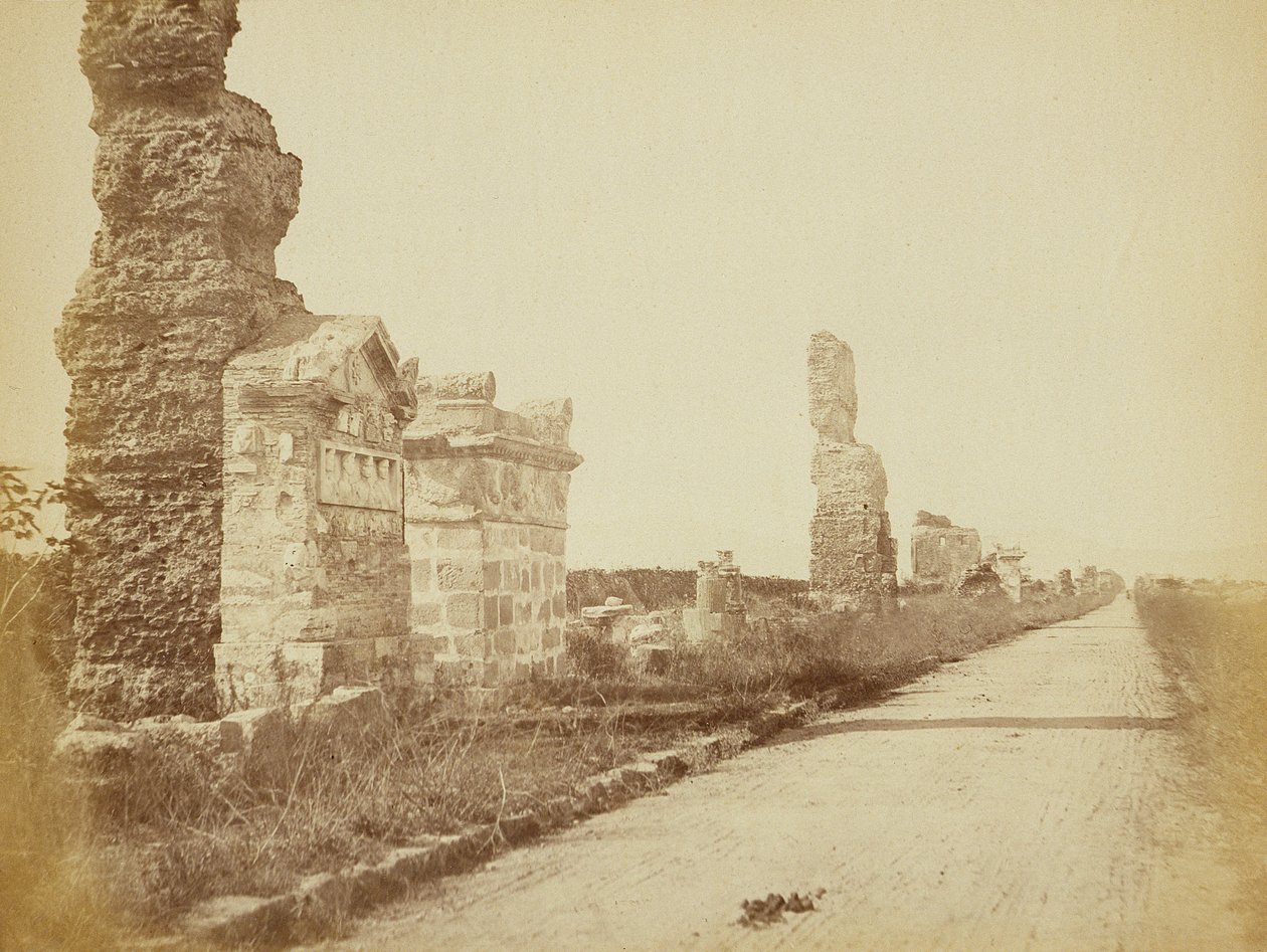 منظر لشارع Via Appia Antica بواسطة روبرت ماكفيرسون