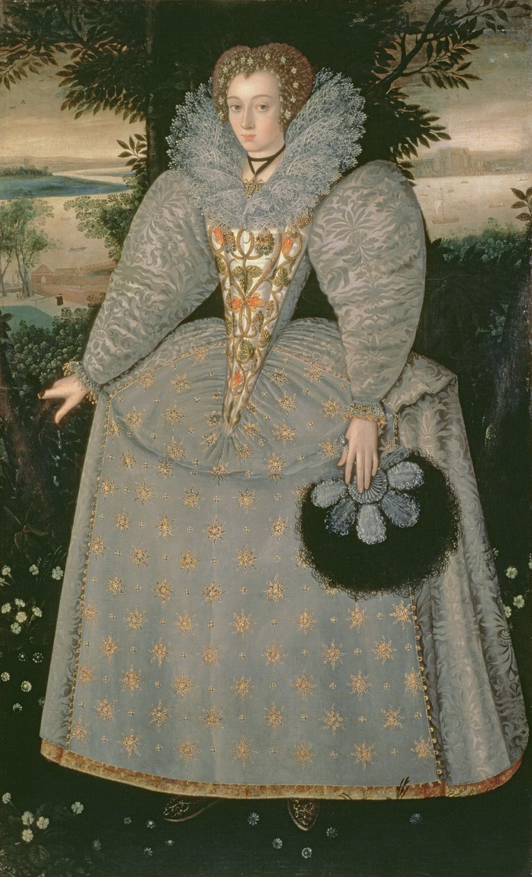 صورة إليزابيث بوكستون (ني كيمب) c.1588-90 بواسطة روبرت بيك