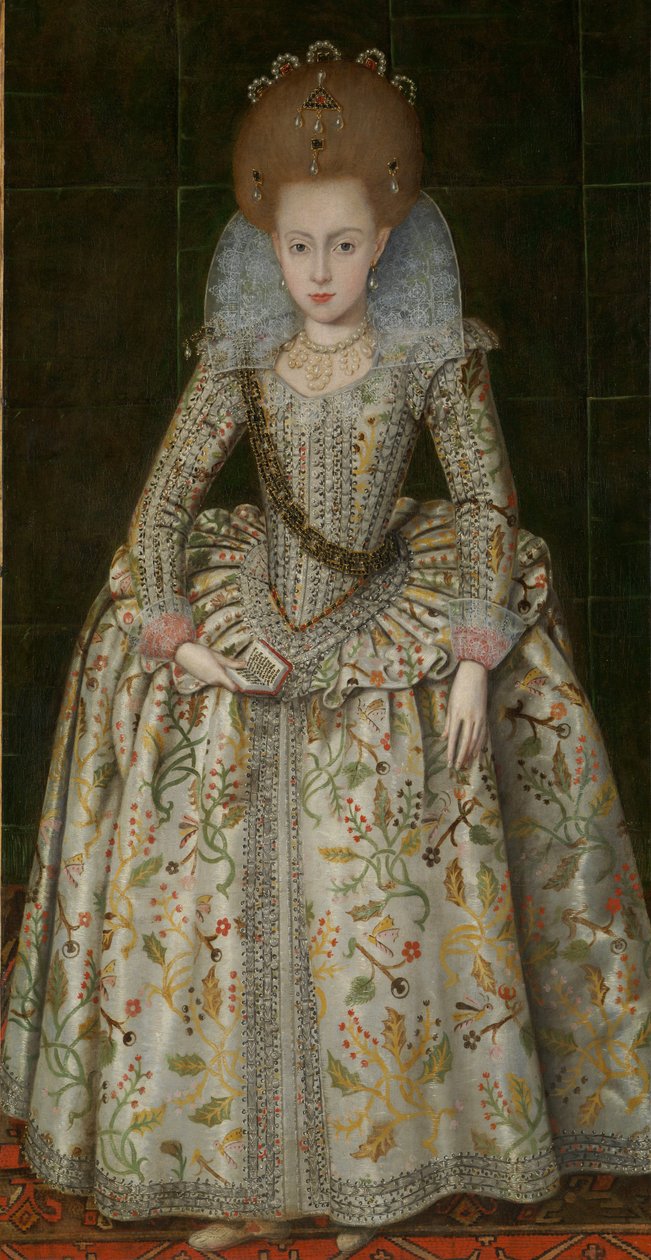 الأميرة إليزابيث (1596-1662) ، ملكة بوهيميا اللاحقة ، حوالي 1606 بواسطة روبرت بيك
