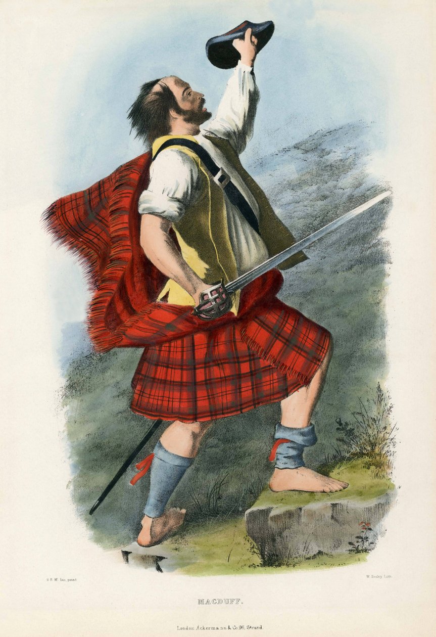 Macduff ، من عشائر المرتفعات الاسكتلندية ، حانة 1845 بواسطة روبرت رونالد مكيان
