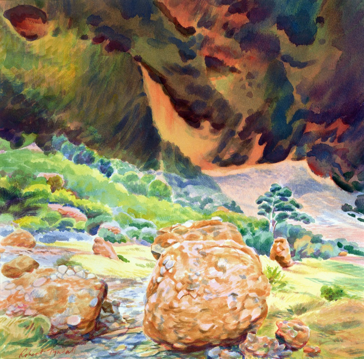 جوانب Kata Tjuta I (The Olgas) ، أستراليا (مرحاض) بواسطة روبرت تيندال