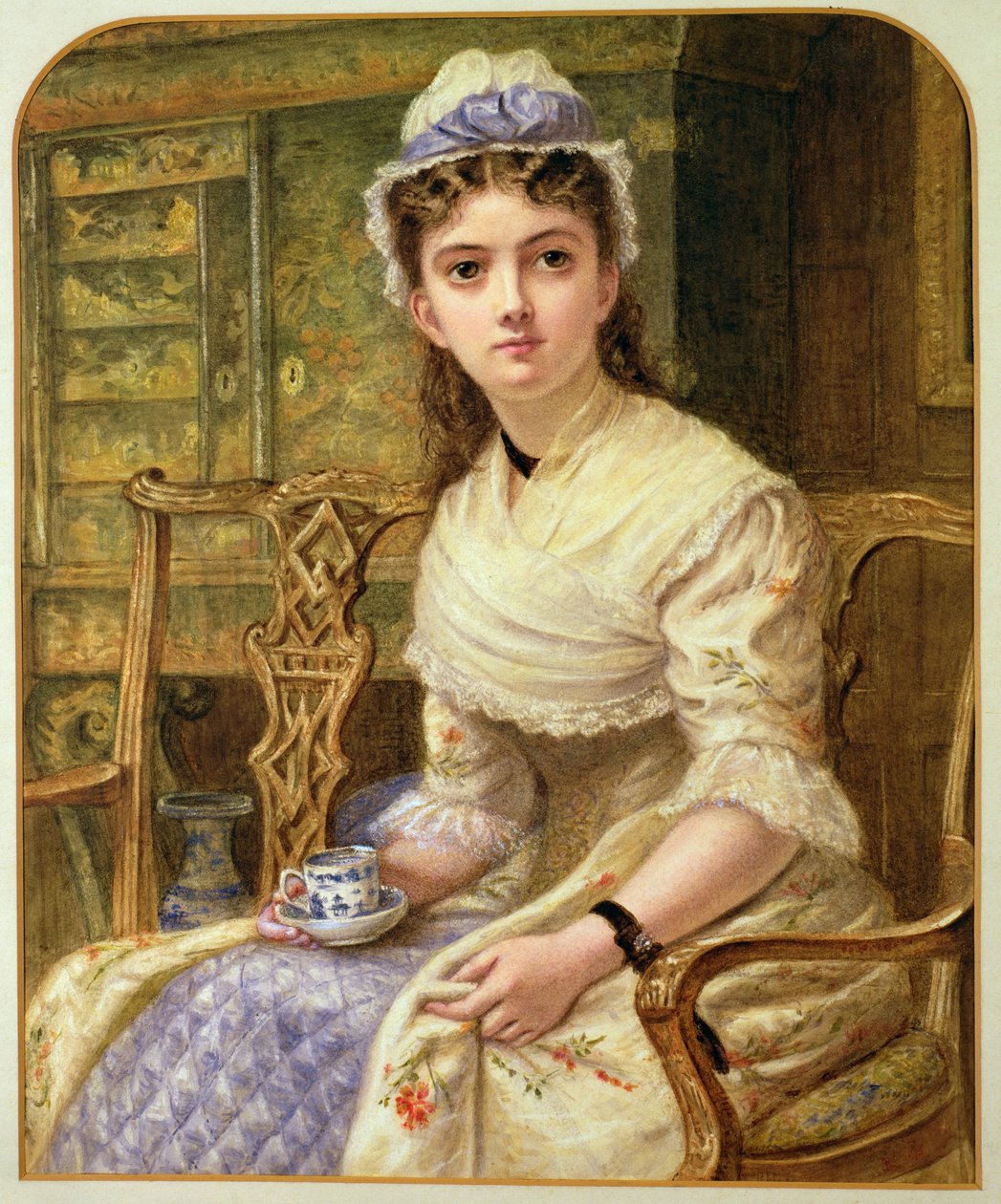 امرأة تأخذ الشاي ، 1895 بواسطة روبرت دبليو ليتل