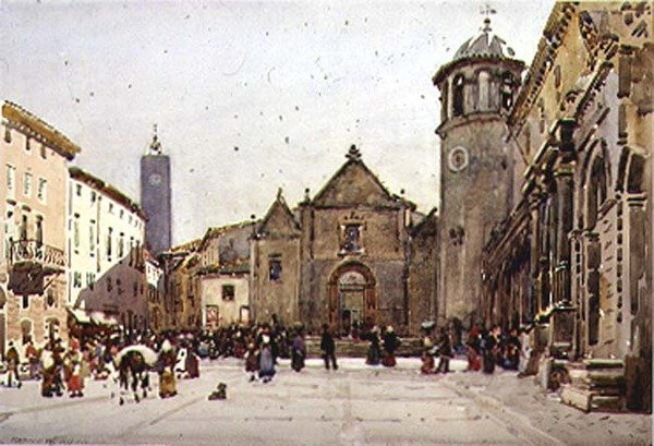 Piazza del Popolo، Orvieto بواسطة روبرت وير ألان