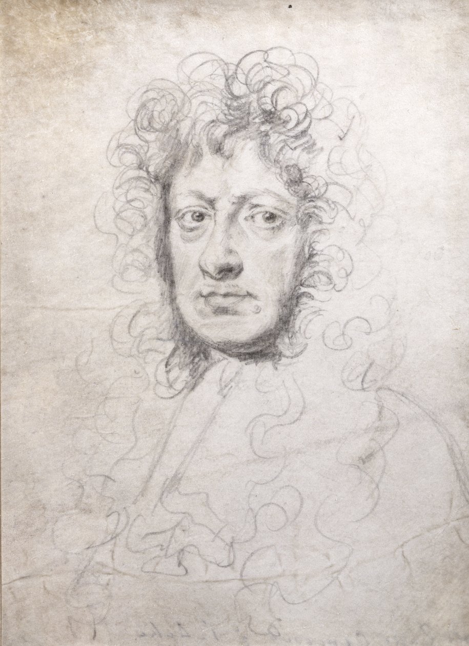 صورة لجيمس الثاني (1633-1701) (قلم رصاص على الرق) بواسطة روبرت وايت