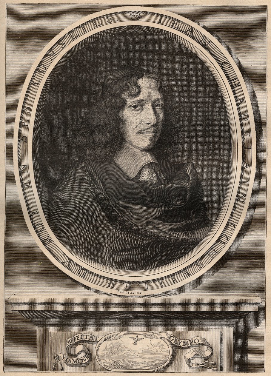 صورة جان تشابلان (1595-1674) ، شاعر فرنسي - نقش - جان تشابلان (1595-1674) شاعر وناقد أدبي فرنسي - نقش لنانتويل وآخرون لبيولوت. بواسطة روبرت (بعد) نانتويل