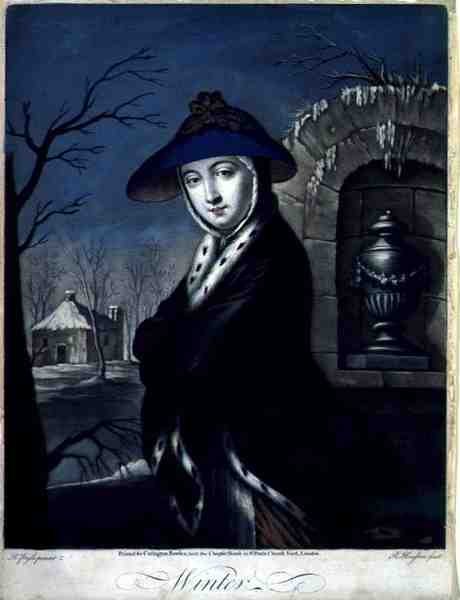 الشتاء ، حانة. بواسطة Carington Bowles (fl.1744-93) (نقش الميزوتنت) (انظر أيضًا 12559) بواسطة روبرت (بعد) بايل