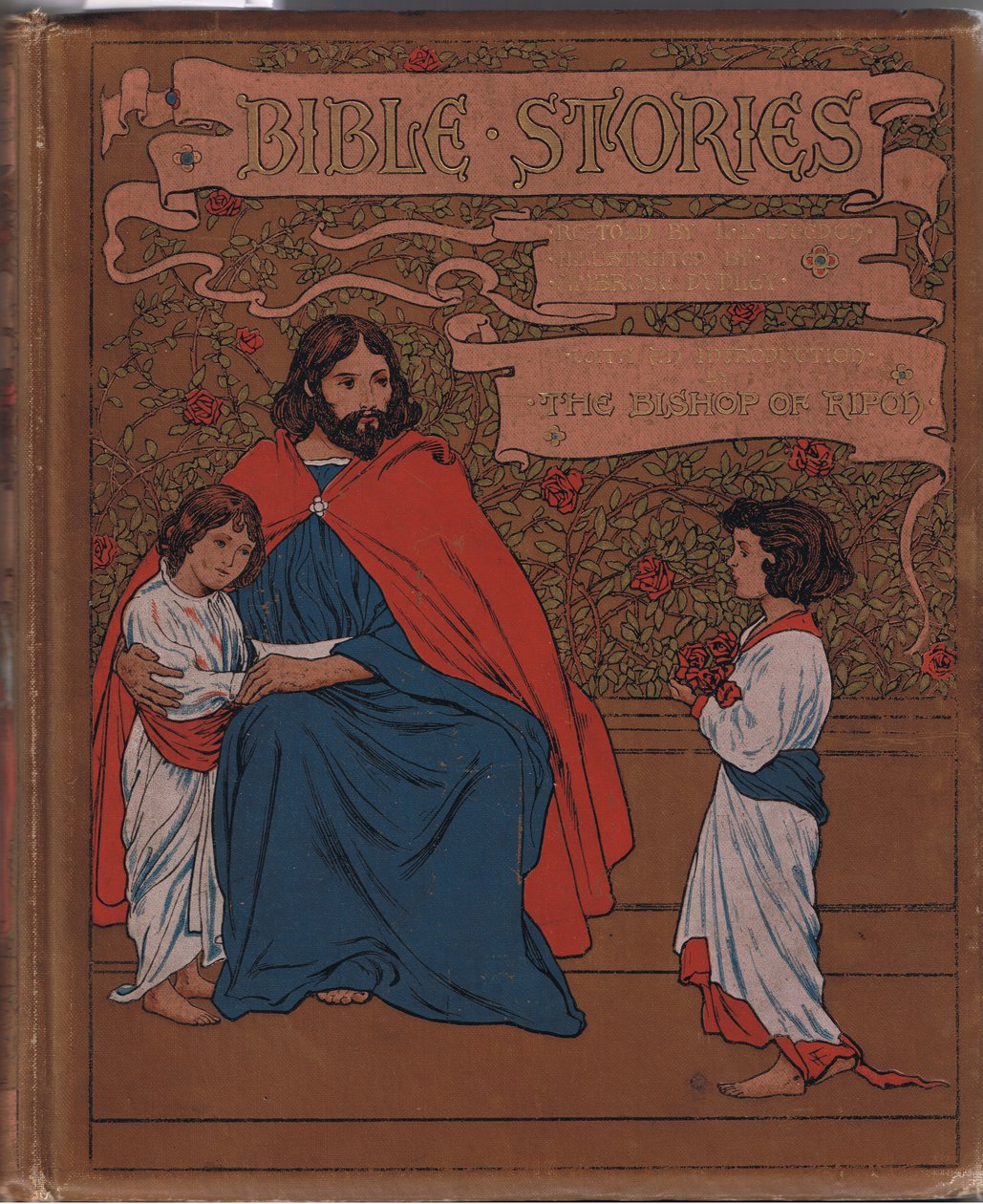 رسم توضيحي من "قصص الكتاب المقدس" بواسطة إرنست نيستر ، حوالي عام 1910 (ليثو ملون) بواسطة روبرت أمبروز دادلي