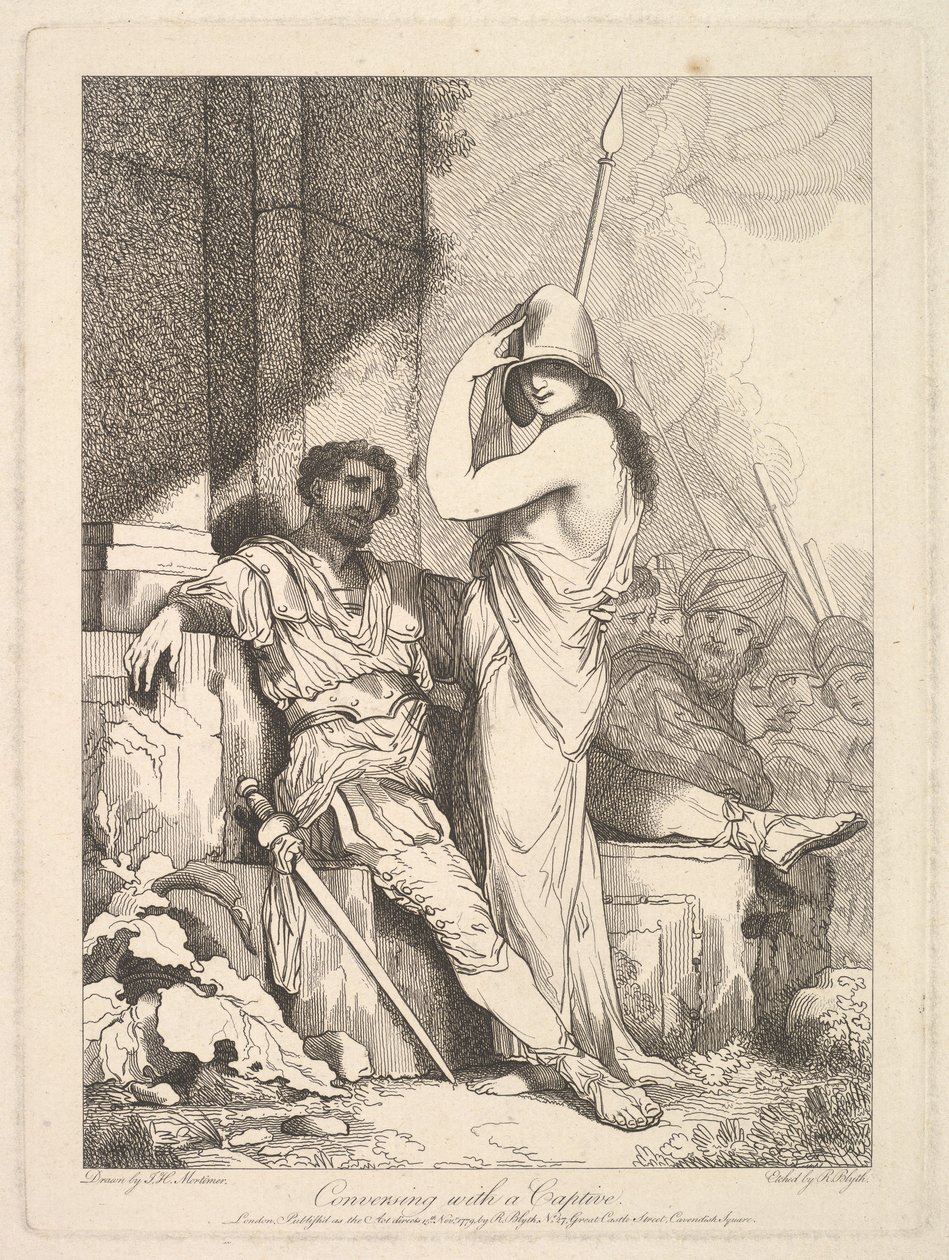التحدث مع أسير ، 15 نوفمبر 1779. بواسطة روبرت بليث