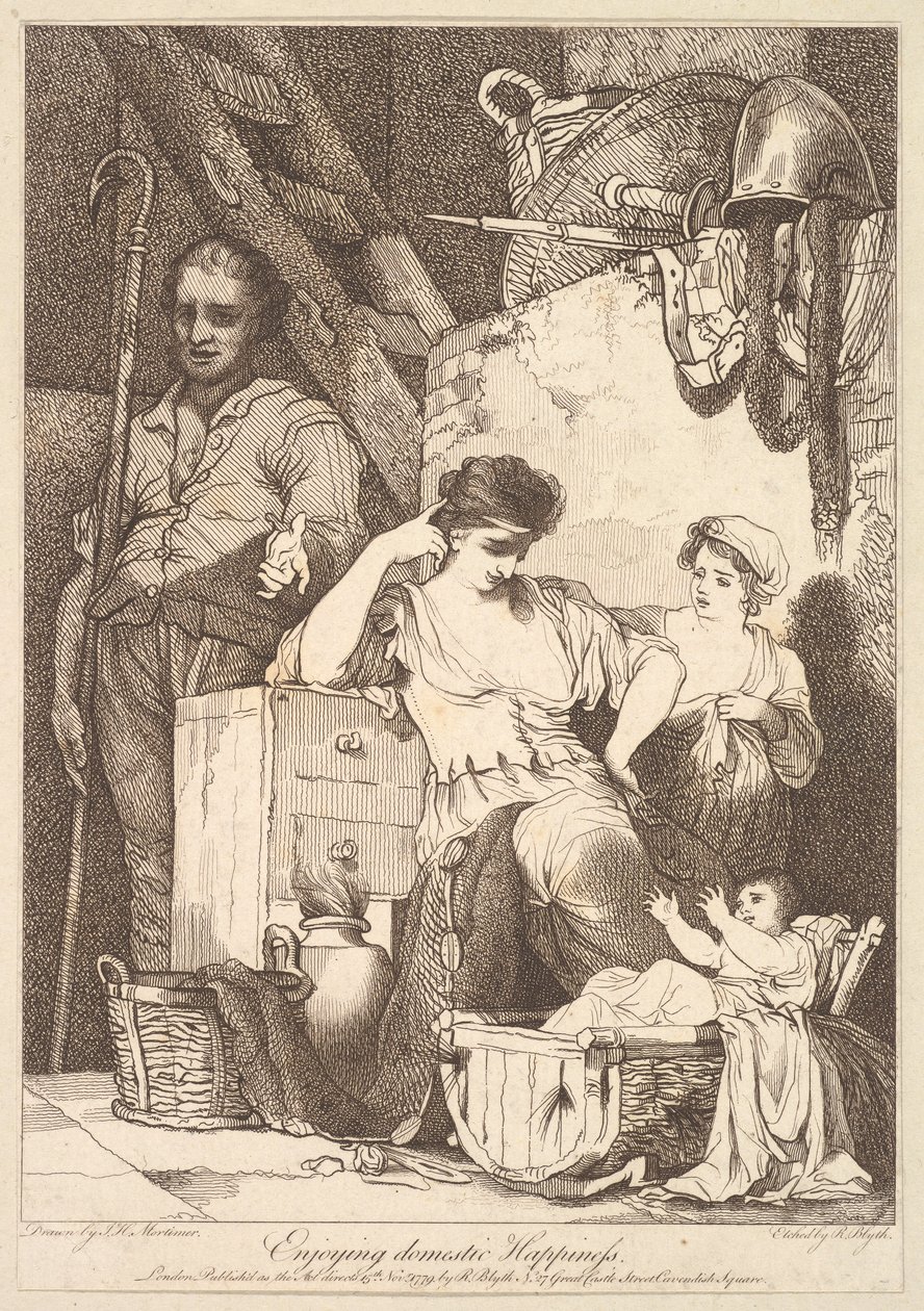 التمتع بالسعادة المحلية ، 15 نوفمبر 1779. بواسطة روبرت بليث